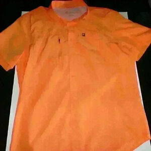 The Great Outdoorsman Men's breathable shirt orange - size large